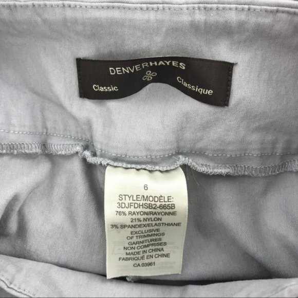 Denver Hayes Stretchy Walking Shorts sz 6 EUC - Picture 4 of 4